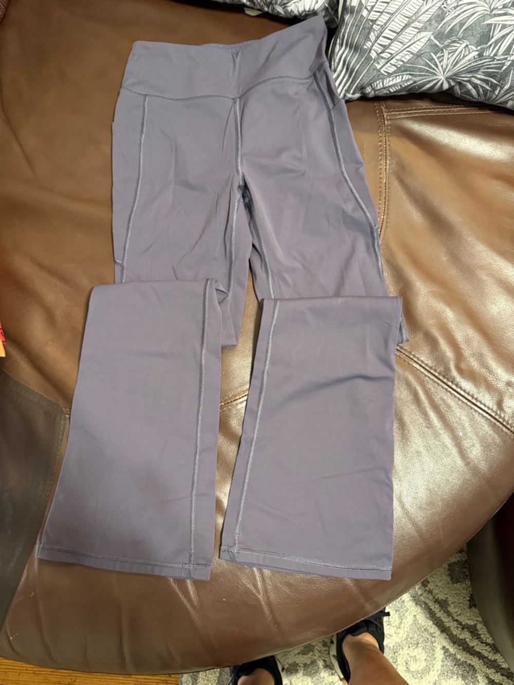 Purple Yoga Flare Leggings